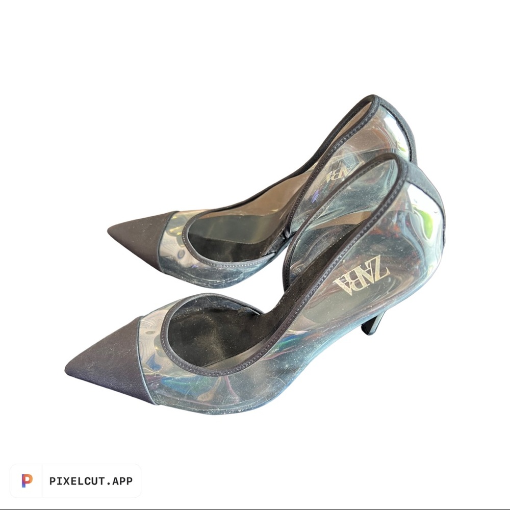 Zara see through heels
